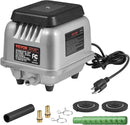VEVOR Linear Air Pump, 109L/Min Air Flow Septic Aerator Pump, Aeration System for 1/2 Acre 10 FT Deep Ponds, Water Gardens, Waste Treatments, Septic Tanks, Aquariums, Seafood Restaurants, Fish Farms by GreenHaven Gardens
