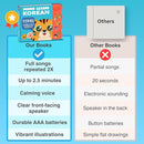 New! Learn Korean for Kids, Momo Learns Korean Vol. 1, Bilingual Korean Baby Book for Kids, Babies & Toddlers 1-3, Kids Board Book w/ Hangul, First Words & Songs, Language Toy for Preschoolers 0-3 by TinyTreasures Baby Boutique