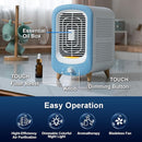 Jafanda Air Purifier for Home Bedroom 780sq ft, HEPA & Activated Carbon, Air Cleaner with Fragrance Sponge & Nightlight for Smoke, Allergies, Dust, Odor, VOC, Pet Dander, Pollen, Office, Desktop,Blue by TinyTreasures Baby Boutique