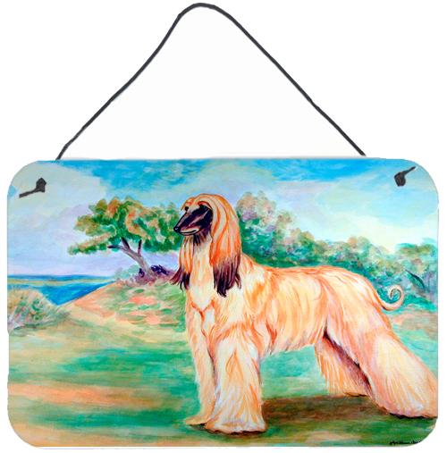 Afghan Hound Aluminium Metal Wall or Door Hanging Prints