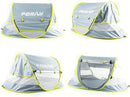 Poray Portable Baby Beach Tent with UPF 50+ Sun Shelter,Mosquito Net and Sunshade, Ideal Pop Up Kids Travel Tent with Carry Bag & 2 Stakes,Outdoor Indoor Play and Sun Protection by TinyTreasures Baby Boutique