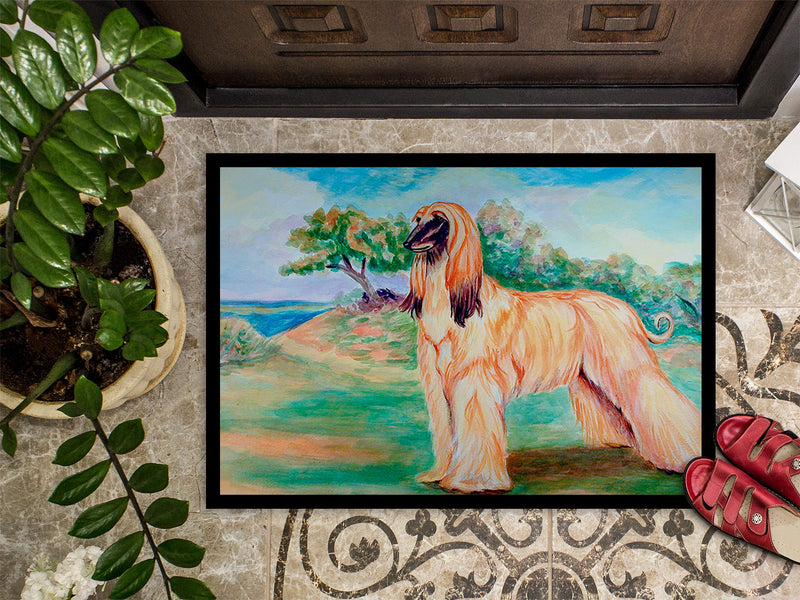 Afghan Hound Doormat Doormat - Large 24x36 – Indoor/Outdoor Floor Mat