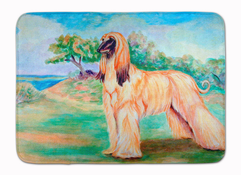 Afghan Hound Machine Washable Memory Foam Mat 7138RUG