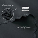 Adhesive Blackout Curtains- Self Stick Shades Window Blinds Curtains No Rod Needed Easy to Hang Curtains, Use for Bedroom, Living Room, Dining Room, Kitchen, Home Office, 59"W X 59"L, Black, 1 Panel by TinyTreasures Baby Boutique