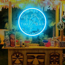 Tiki Bar Neon Sign for Bar Wall Decor, Timing Dimmable LED Neon Bar Lights, 3D Engraving Tiki Parrot Summer Light Up Signs for Home Pub Man Cave Club Restaurant Bistro Party, 12x12 Inch by CozyNest Decor