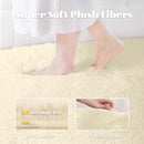 6x9 Area Rug for Living Room: Fluffy Shag Soft Washable Rugs Large Fuzzy Plush Indoor Carpet for Bedroom Nursery Playroom Kids Girls Boys Room (Cream White, 6'x9') by TinyTreasures Baby Boutique