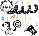 Black and White High Contrast Baby Toys - Sensory Infant Hanging Carseat & Stroller Toy for Newborns 0-6,6-12Months Perfect Easter Birthday & Baby Shower for Babies Boys Girls by TinyTreasures Baby Boutique