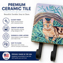 Cat - Maine Coon Leash or Key Holder Wall Hooks, Coat Rack Wall Mount, for Hanging Keys, Towels, Aprons, Leashes