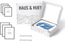 HAUS AND HUES Gallery Wall Picture Frames - Set of 6 Black Picture Frame Sets For Wall Collage, Pack of Photo Frames Set, Picture Frames For Wall, Gallery Home Decor (Three 8x10, Three 11x14 Black) by CozyNest Decor