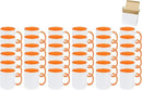 11oz White Ceramic Sublimation Coffee Mug in White Gift Box, Orange, Case of 36 by CozyNest Decor