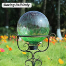 Gazing Ball 10 Inch Glass Reflective Garden Globe Outdoor Gazing Globe Sphere Yard Ornament for Garden Yard Home Outdoor Decoration Gift for Women (Green) by CozyNest Decor