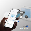 Dreo Smart Humidifiers for Bedroom, 6L Top Fill Supersized Cool Mist Humidifier for Large Room, 60 Hour Runtime, Quiet Ultrasonic Humidifiers for Plants, Baby, Indoor, Home, Night Light, Blue by TinyTreasures Baby Boutique