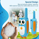Retevis RT30 Kids Walkie Talkies, Toddler Toys for 4-6 Year Old Boys Girls, Small Owl Toy Walkie Talkie for Kids, Easy to Use, LED Eyes, Christmas Holiday Toy Gifts, Indoor Role Play(Blue,2 Pack) by TinyTreasures Baby Boutique