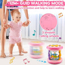 Baby Musical Light Up Toys 0-6 Months Tummy Time Ocean Projector Rotating Infant 0-3 4 5 6 7 8 9 Months Baby Aquarium Crawling Pink Toys Babies 6-12 Month Girls 1 2 Year Old Birthday Newborn Gifts by TinyTreasures Baby Boutique