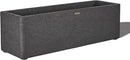 31 Inch Rectangular Concrete Planter,Durable All-Weather Use with Drainage Holes,Large Rectangular Planter for Outdoor Indoor Plants by GreenHaven Gardens