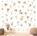 decalmile Boho Flower Wall Decals Wildflower Dandelion Grass Wall Stickers Girls Bedroom Living Room Kitchen Wall Decor by TinyTreasures Baby Boutique