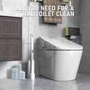 KOKL Disposable Toilet Brush, Toilte Wand Kit, Toilet Brushes and Holders with 40 Refills, Toilet Bowl Brush, Toilet Bowl Cleaning Wands, Toilet Cleaning System for Bathroom Maintenance(2-Set) by CozyNest Decor