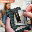 BULLIANT Men Wallet,Money Clip Wallet Slim For Gift Men 9Cards-Metal Credit Card Case in Magnetic Leather Flip by TinyTreasures Baby Boutique