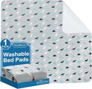 Potty Training Pee Pads for Kids, Toddlers Mattress Pad 100% Waterproof, Non Slip 34''x 36'' Bed Wetting Pad for Twin Beds, Washable, Reusable Mattress & Sheet Protector, Dinosaur by TinyTreasures Baby Boutique