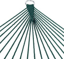 Lazy Daze Hammocks 10.5 FT Double 2 Person Caribbean Rope Hammock, Hand Woven Polyester Hammock with Spreader Bars, for Outside Outdoor Backyard Patio Poolside,450 LBS Capacity, Green by GreenHaven Gardens