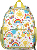 Toddler Backpack for Girls 3-8: Preschool Kindergarten Backpack - Cute Kids Backpacks for Girls Boys-Sunshine by TinyTreasures Baby Boutique