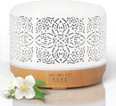 Earnest Living Essential Oil Diffuser White Ceramic Diffuser 500 ml Timers Night Lights and Auto Off Function Home Office Humidifier Aromatherapy Diffusers for Essential Oils by TinyTreasures Baby Boutique
