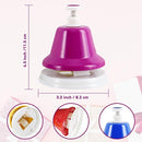 Eastrock Desk Bells, Hand Bells Set 8 Note Diatonic Musical Bells for Toddlers Children Kids Adults, Used for Festival, Musical Teaching, Church Chorus, Wedding, Family Party by TinyTreasures Baby Boutique