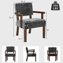 Accent Chair, Living Room Chairs Oversize with Soft Seat and Armrests for Living Room Dinning Room Bedroom Reading Room Waiting Room, AC01 by CozyNest Decor