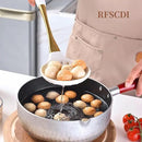 Elegant White Gold Silicone Cooking Utensils Set - Non-Toxic, Dishwasher Safe Kitchen Utensils Set with Heat Resistant Comfort Handles - Includes Spatula & Spoon for Nonstick Cookware by CozyNest Decor