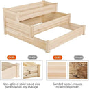 Yaheetech 3 Tier 47 x 47 x 22in Raised Garden Bed Horticulture Outdoor Elevated Flower Box Tiered Garden Bed Wooden Vegetables Growing Planter for Backyard/Patio/Gardener by GreenHaven Gardens