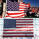 Homissor American Flag 8x12 Outdoor Heavy Duty - Embroidered Star Large USA 8x12 Ft Flags - Longest Lasting US Made from Nylon Sewn Stripes Indoor With 4 Brass Grommets by GreenHaven Gardens