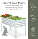 Best Choice Products 48x24x30in Galvanized Raised Garden Bed, Metal Elevated Planter Box, Vegetable Garden for Backyard, Patio, Balcony - Silver by GreenHaven Gardens