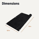 Amazon Basics Privacy Screen Fence, Black, 1-Pack by GreenHaven Gardens