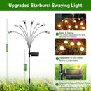 LETMY 6 Pack 48 LED Solar Garden Lights, Upgraded Swaying Firefly Lights Outdoor Waterproof for Outside Garden Decor Yard Patio Decorations, Larger Solar Panel & Bigger Bulb Base by GreenHaven Gardens