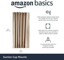 Amazon Basics Portable Blackout Curtain Shade with Suction Cups, 50"W x 78"L, 1-Pack, Beige by TinyTreasures Baby Boutique