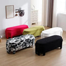 Modern Upholstered Storage Bench, Sherpa Fabric 50" Long Entryway Bench with Storage and Seating, Comfy Cute Ottoman Bench for Living Room/End of Bed/Hallway, Black by CozyNest Decor