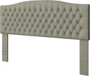 Velvet Upholstered Headboard King/Cal King Size Latest Model Wall Mount, Bed Frame Mount, Featuring High-Density Sponge Padding, Luxury Texture Easy Assembly and Style-Taupe by CozyNest Decor