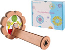 Natural DIY Kaleidoscope Kit, New Wooden Magic Rotating Kaleidoscope Making Set for Nature Lovers, Best Gift, Outdoor Classic Handmade Education Toys(1 Pcs Flower) by TinyTreasures Baby Boutique