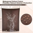 Outdoor Backflow Preventer Cover - 16''W x 20''H, Winter Freeze & Weatherproof Protection for Irrigation Pipes & Sprinkler Valves- Brown by GreenHaven Gardens