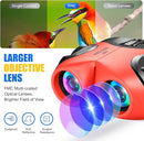 LET'S GO! Binocular for Kids, Compact High Resolution Shockproof Binoculars by TinyTreasures Baby Boutique