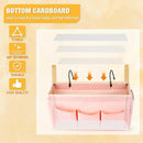 Bedside Caddy Bedside Organizer Bedside Storage Caddy with Fixed Straps and Water Bottle Holder for Home College Dorm Bunk Bed Hospital Bed Crib Bed Rails (2pcs Pink) by CozyNest Decor