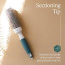 Professional Round Brush for Blow Drying - Small Ceramic Ionic Thermal Barrel Brush for Sleek, Precise Heat Styling and Salon Blowout - Lightweight Round Hair Brush (Barrel 1.3 inch, Bristle 2 Inch) by TinyTreasures Baby Boutique