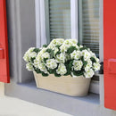 Hananona 12 Pcs Artificial Geranium Flowers for Outdoors Geranium Silk White Flower Outdoor UV Resistant Garden Plants Faux Flowers for Home Kitchen WeddingTable Centerpieces Decor (12, White) by CozyNest Decor