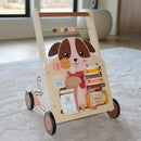 Wooden Baby Walker, Baby Push Walker, Activity Walker, for Babies 12 Months Learning to Walk, Montessori Walker Toy, Activity Center, Wooden Baby Toys by TinyTreasures Baby Boutique