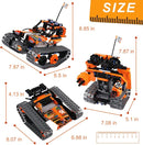 BIRANCO. STEM Remote Control Building Kit 3 in 1 RC Tracked Racer/Tank/Robot Engineering Toys, Science Construction Play Set, Toy Car Christmas for Boys & Girls Age 8-12 (392pcs) by TinyTreasures Baby Boutique