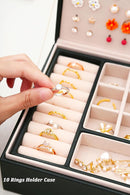 Womens Earring Jewelry Box for Girls Jewelry Earring Organizer Box Earring Holder Organizer for Girls Jewelry Organizer Earring Boxes for Women Girls Stud Earring Organizer Jewelry Box Black by TinyTreasures Baby Boutique