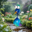 Kircust Peacock Decor Metal Yard Art Outdoor Statues Lawn Decorations Outside Garden Peacocks Decoration for Home by CozyNest Decor