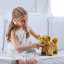 Electronic Walking Orange Cats, Realistic Interactive Puppy Pet Toy Cat, Walking, Barking,Wagging Tail & Talking,Present Pet Gifts for 3+ Year Boys Girls by TinyTreasures Baby Boutique