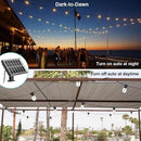 SUNTHIN 100ft Solar String Light Outdoor, USB Rechargeable Patio Solar Outdoor Lights with Waterproof & Shatterproof 30 LED Bulbs for Backyard, Porch, Garden, Pool, Party, Camping by CozyNest Decor