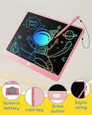 TEKFUN LCD Writing Tablet Doodle Board, 16 Inch Colorful Drawing Tablet Writing Pad,Toddler Toys for 3 4 5 6 7 8 9 Year Old Girls Boys Teen Adults,Birthday Gifts for Kids (Pink) by TinyTreasures Baby Boutique